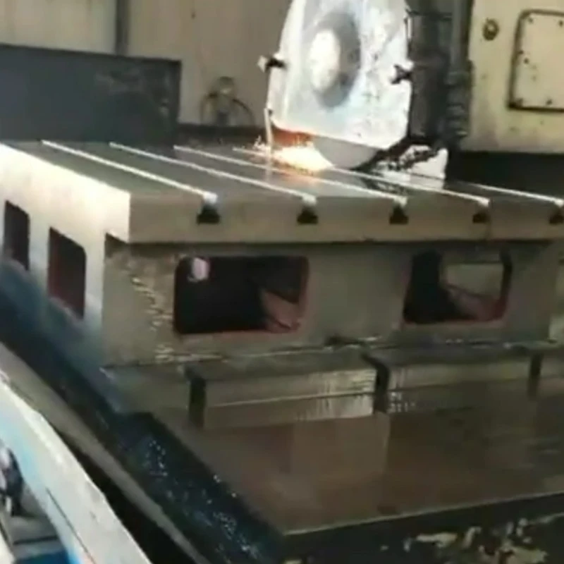 Vídeos do procesamento de T Slot Caixas cuadradas de ferro fundido